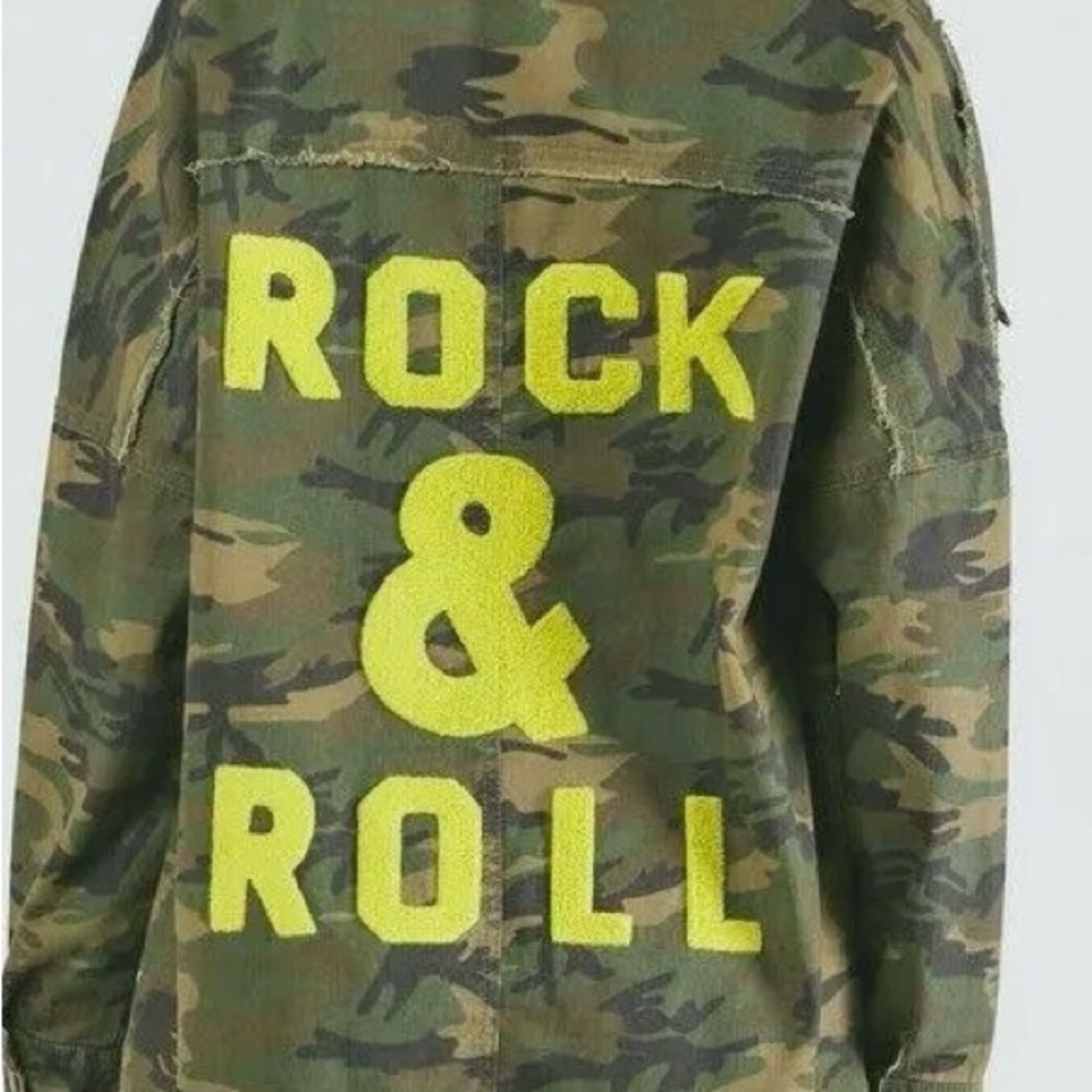 Davi & Dani camouflage jacket - Rock -n- Roll Neon Brand New